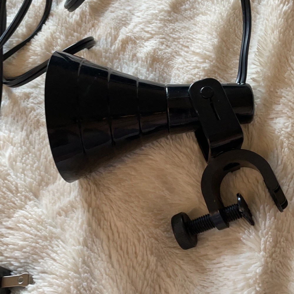 Black IKEA lamp
